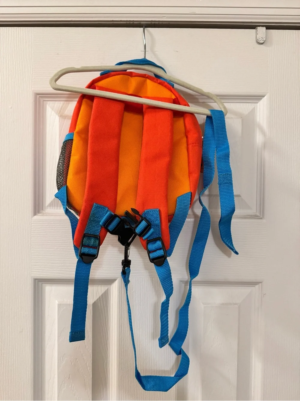Skip Hop Orange Elmo Crayon Kids Backpack with Blue Straps